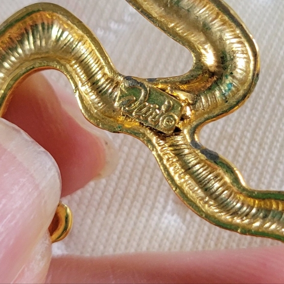 Curio | VTG Cute Gold Tone Cat Silhouette Brooch - Picture 5 of 7